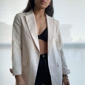 Cream blazer